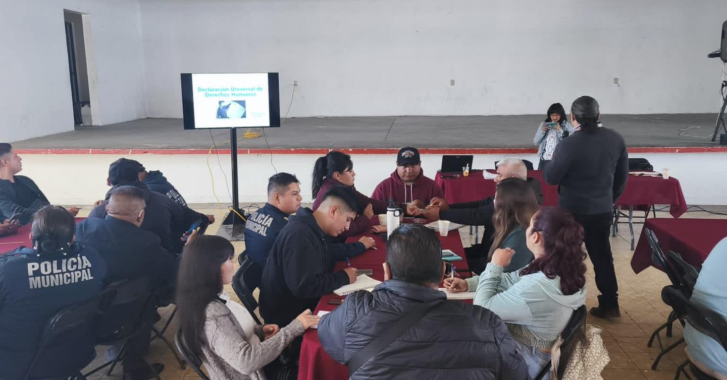Cuautepec fortaleció la actuación policial con capacitación en Derechos Humanos