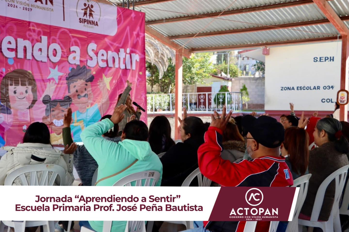Fortalecieron educación socioemocional con talleres para familias en primaria de Actopan
