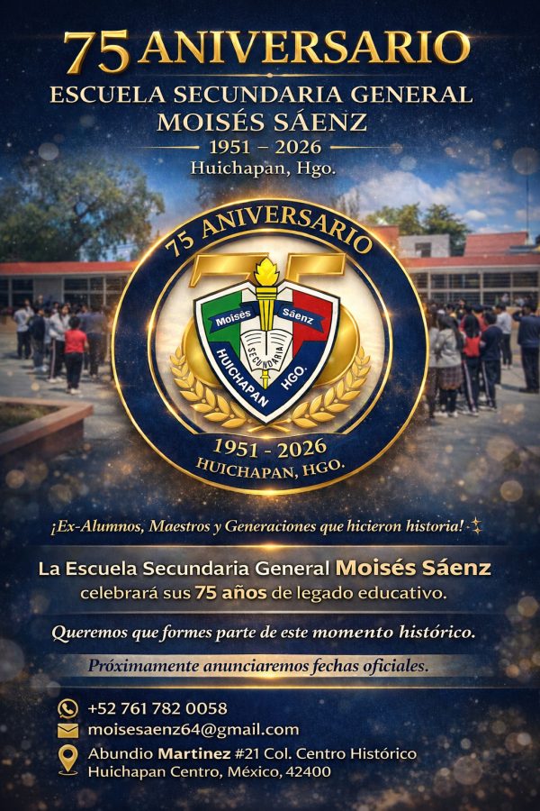 𝗟𝗮 𝗦𝗲𝗰𝘂𝗻𝗱𝗮𝗿𝗶𝗮 𝗚𝗲𝗻𝗲𝗿𝗮𝗹 ❞𝗠𝗼𝗶𝘀𝗲́𝘀 𝗦𝗮́𝗲𝗻𝘇❞ 𝗰𝗲𝗹𝗲𝗯𝗿𝗮𝗿𝗮́ 𝟳𝟱 𝗮𝗻̃𝗼𝘀 𝗱𝗲 𝗵𝗶𝘀𝘁𝗼𝗿𝗶𝗮 𝗲𝗻 𝗛𝘂𝗶𝗰𝗵𝗮𝗽𝗮𝗻