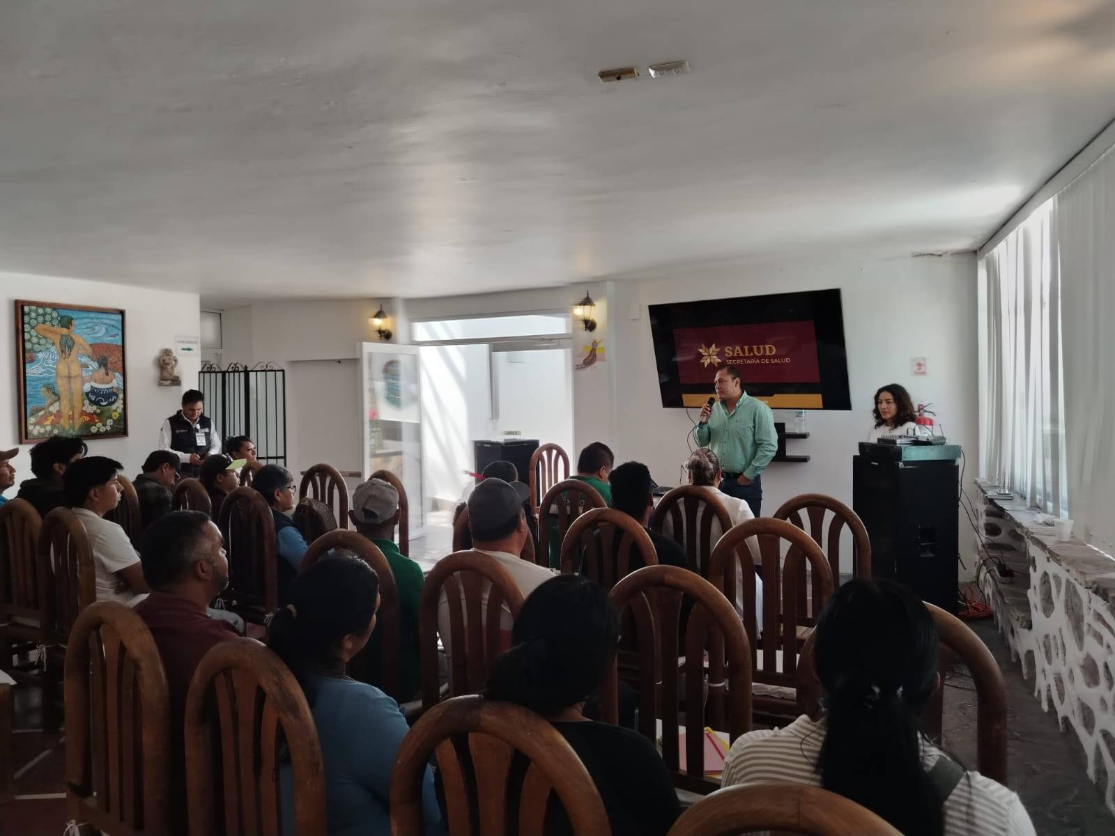 Realizaron jornada de capacitaciones sanitarias en Tasquillo para fortalecer la salud pública