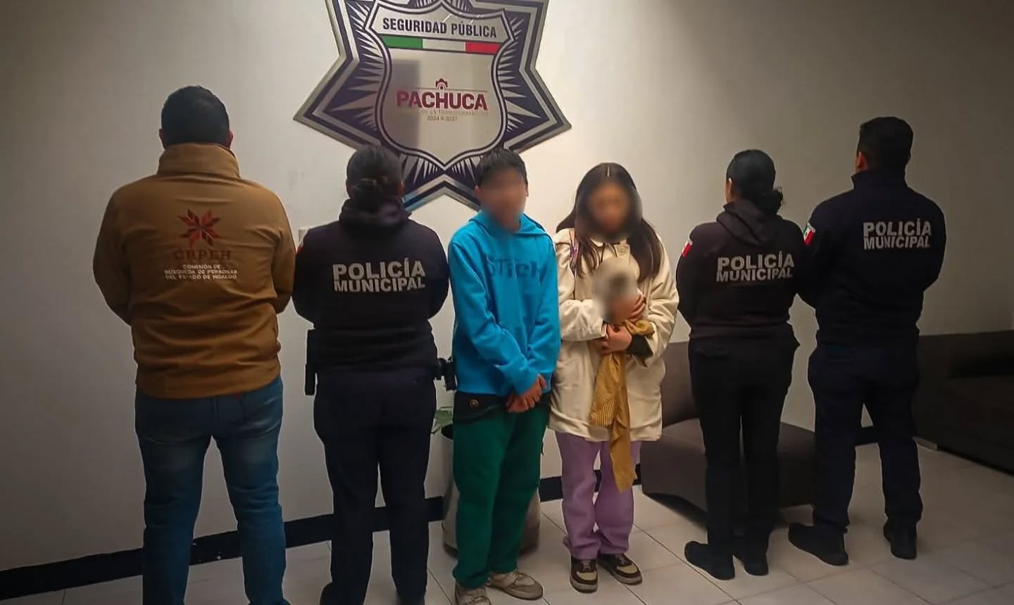 LOCALIZAN SANO Y SALVO A MENOR REPORTADO COMO DESAPARECIDO EN PACHUCA