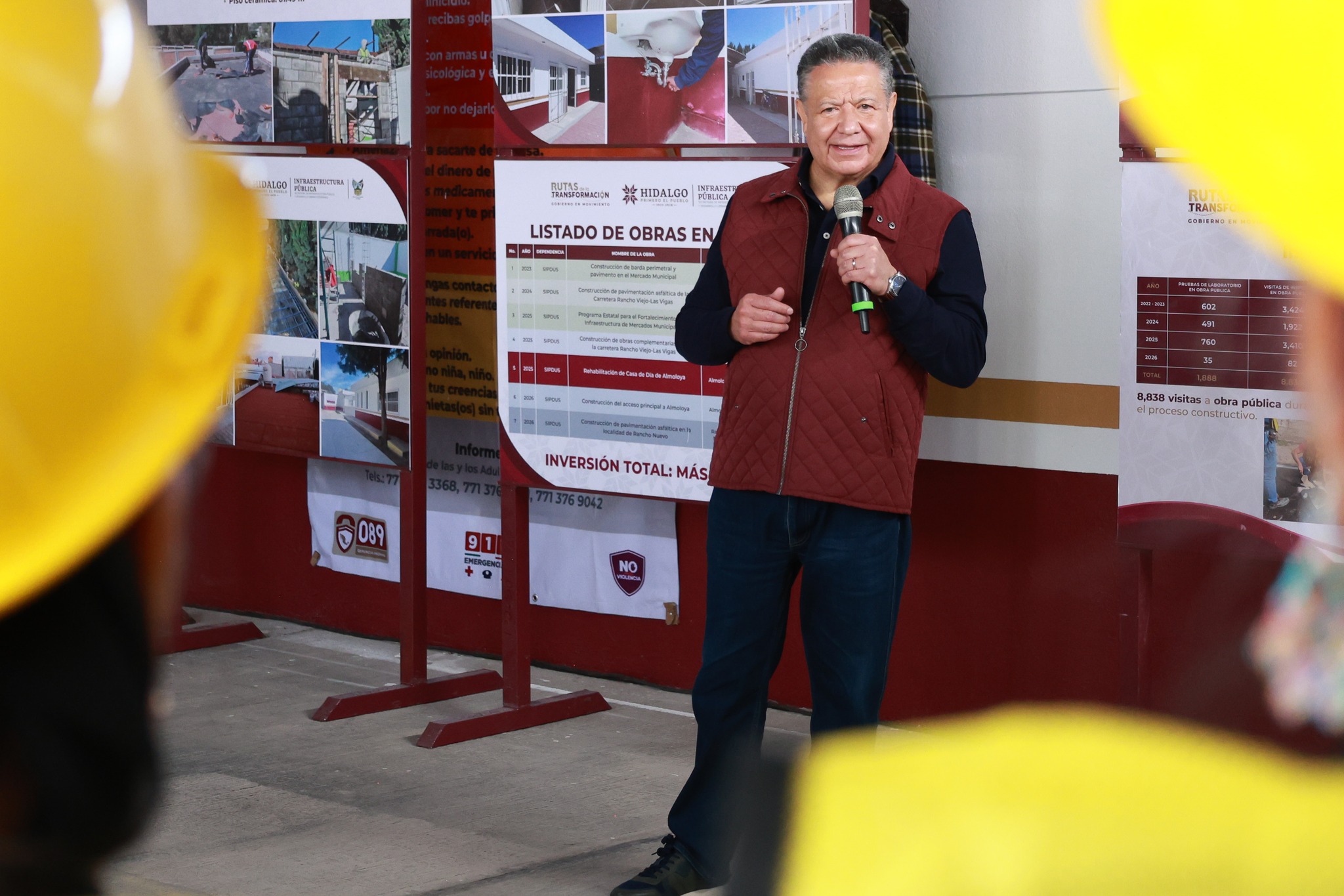 SUPERVISA JULIO MENCHACA REHABILITACIÓN DE CASA DE DÍA PARA PERSONAS MAYORES EN ALMOLOYA