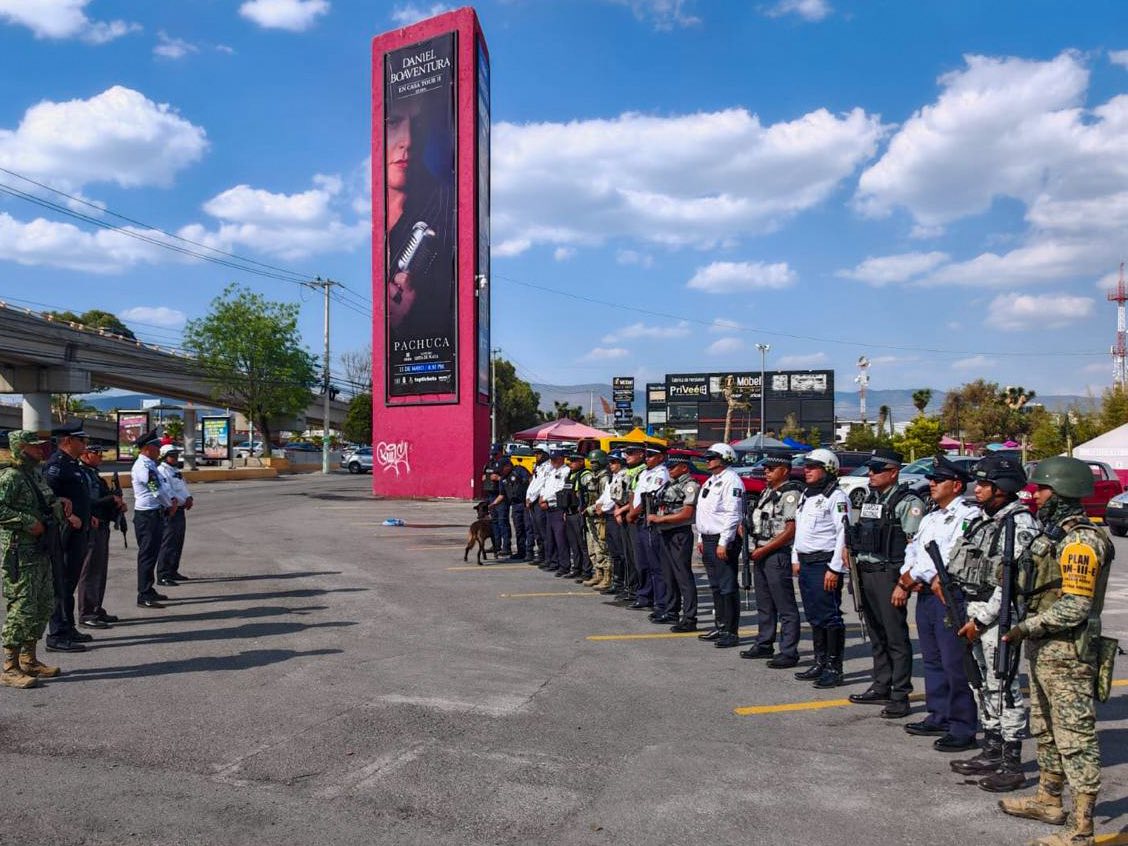 REALIZAN OPERATIVO DE VERIFICACIÓN VEHICULAR PARA PREVENIR ROBOS EN PACHUCA