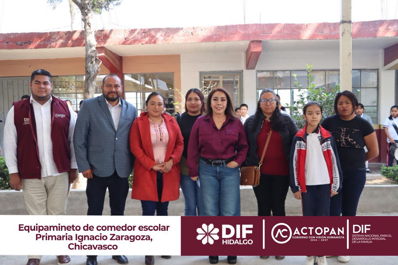 ENTREGAN EQUIPAMIENTO PARA COMEDOR ESCOLAR EN CHICAVASCO