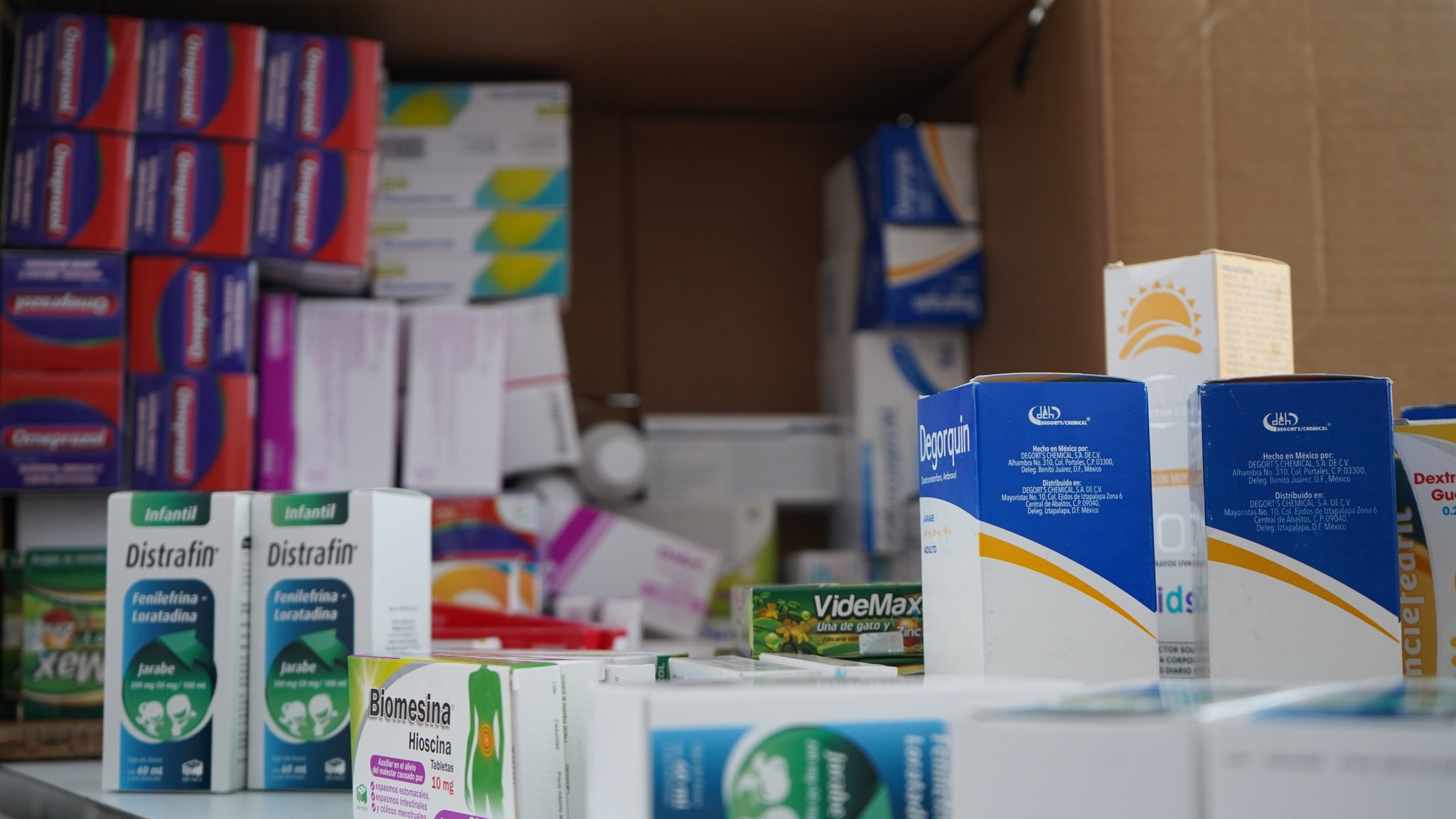 ENTREGAN MEDICAMENTOS EN CASA DE SALUD DE LOMAS DEL PEDREGAL, APAN