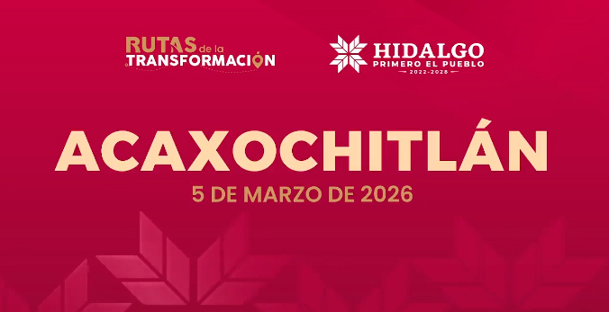 Julio Menchaca entregó apoyos y certificados durante las Rutas de la Transformación en Acaxochitlán