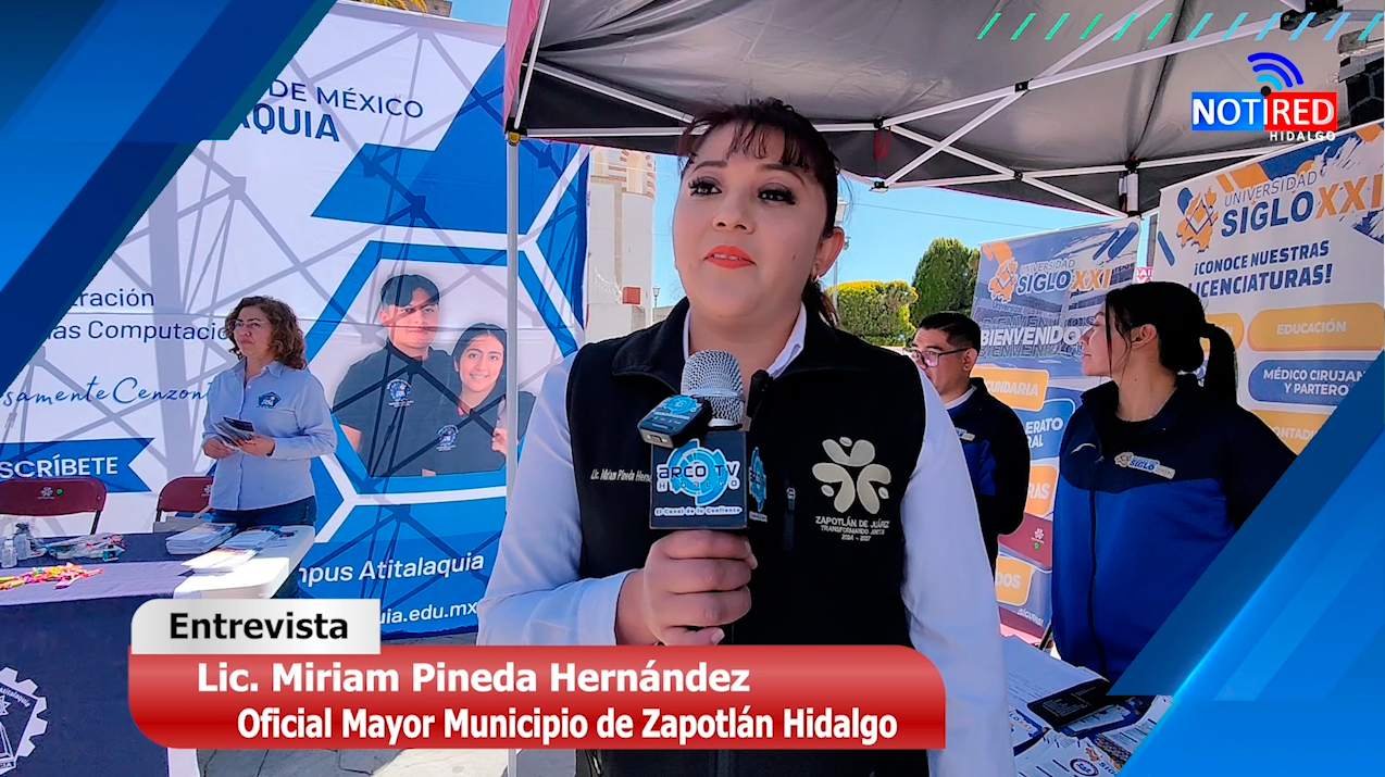 Miriam Pineda Hernández destacó organización de la Feria Profesiográfica en Zapotlán