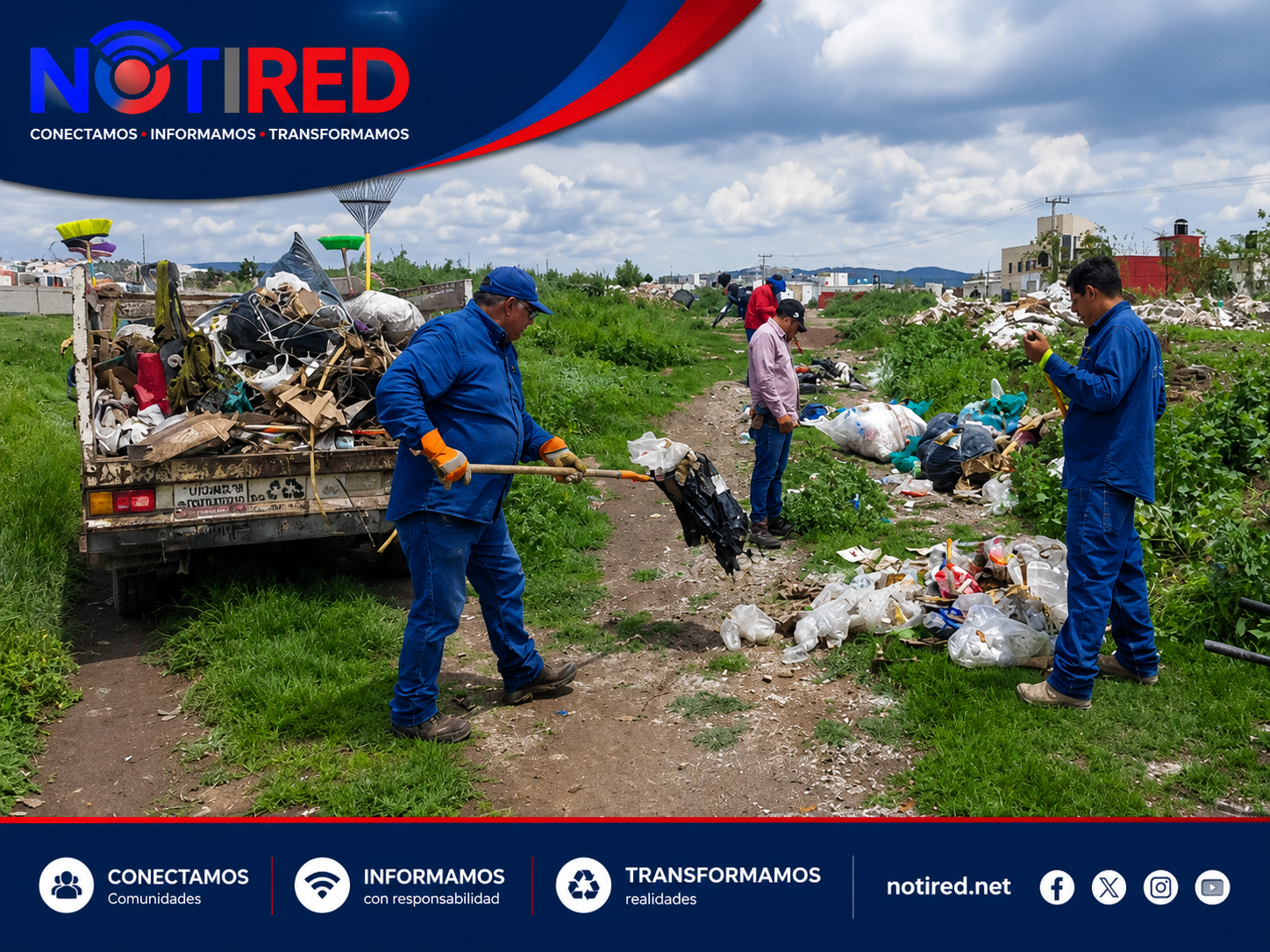 GOBIERNO DE ZEMPOALA REALIZA JORNADA DE LIMPIEZA INTEGRAL EN LA CALLE LEY AGRARIA