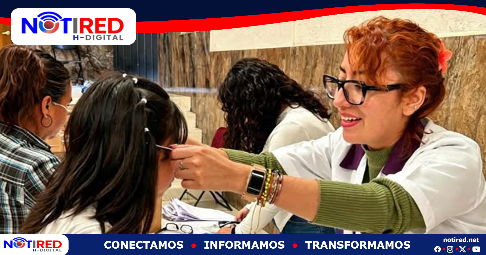 BENEFICIAN A FAMILIAS DE ACAYUCA CON LA MACROJORNADA DE SALUD VISUAL Y LENTES GRATUITOS "A VER... A VER"
