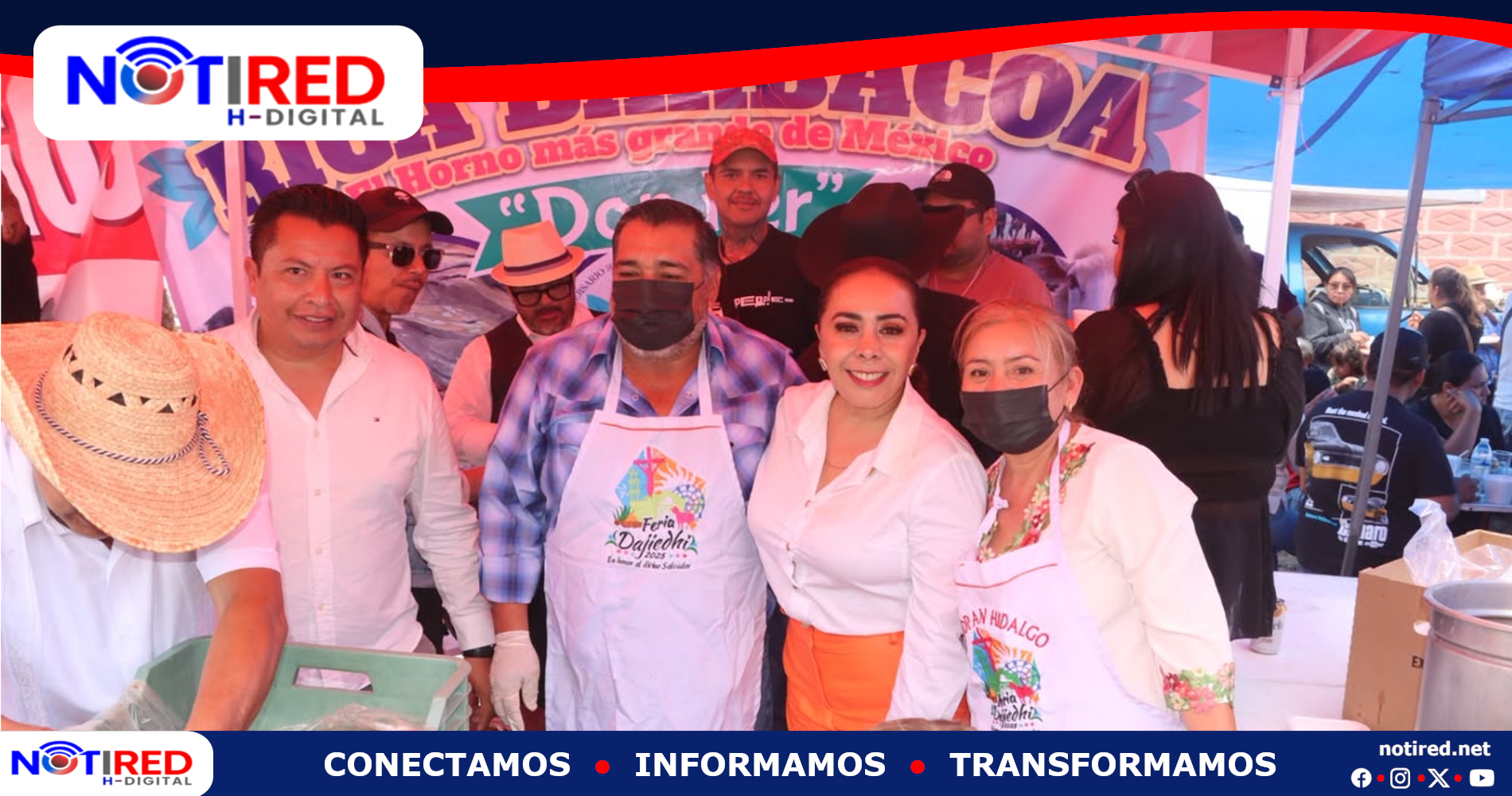 DESTAPAN EN DAJIEDHI EL HORNO DE BARBACOA MÁS GRANDE DE MÉXICO CON MÁS DE 100 BORREGOS Y DOS MIL POLLOS