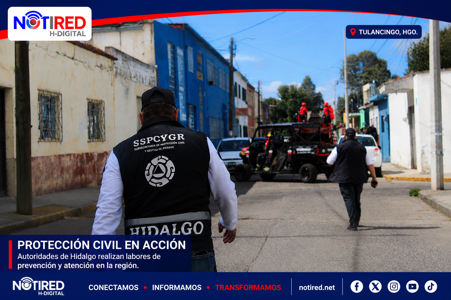 TULANCINGO EVALÚA OPERACIÓN DE REFUGIO TEMPORAL DURANTE SIMULACRO POR INUNDACIÓN