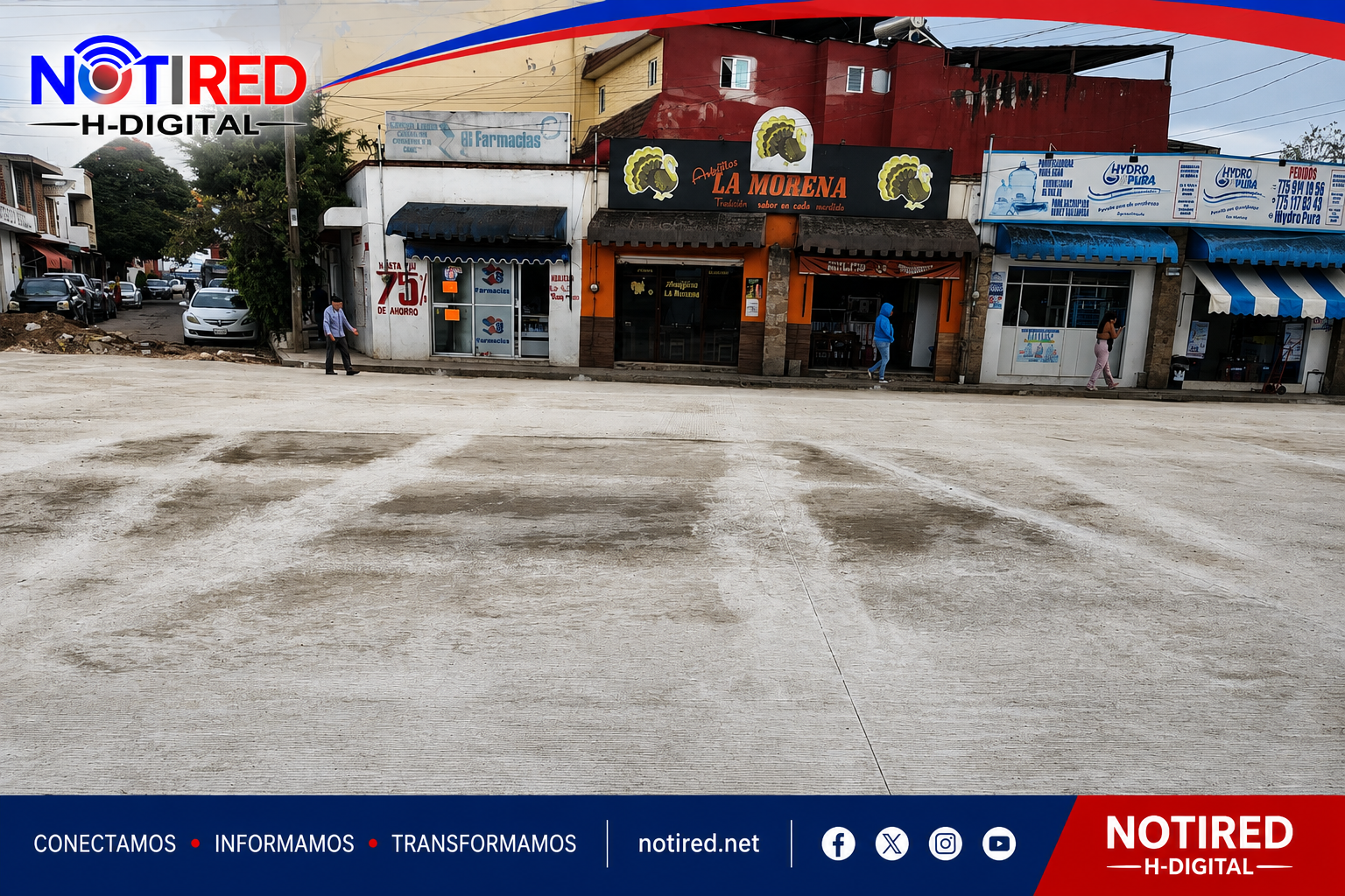 CONCLUYE PAVIMENTACIÓN HIDRÁULICA Y QUEDA ABIERTA AL PASO VEHICULAR LA CALLE 22 DE MAYO